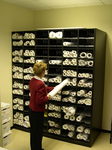 Blueprint Storage Cabinets