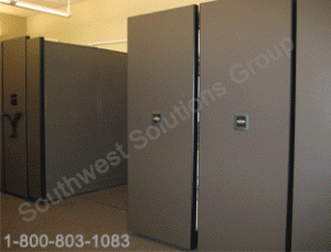 space efficient high density mobile file shelving saves office floorspace in law offices houston texas beaumont