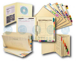 chart dividers organize inside folders