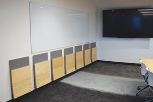 Wall mounted office seating