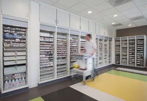 pharmacy shelving