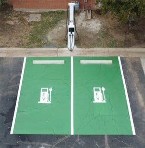 EV charging parking spots