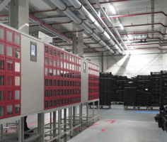 Asset Smart Lockers in a warehouse