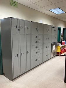 non-pass through evidence lockers