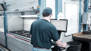 tool storage with a vlm