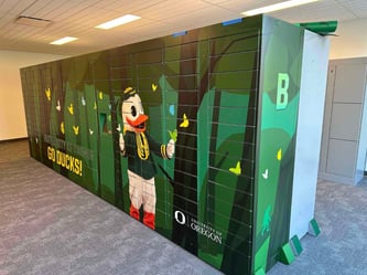 custom university smart lockers