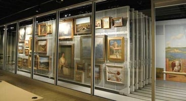 Art storage racks