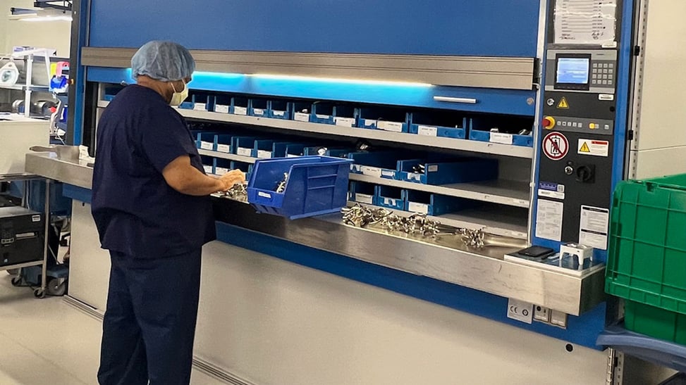 How an SPD Vertical Carousel Improves Your Sterile Storage Workflow