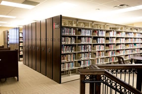 compact book shelving