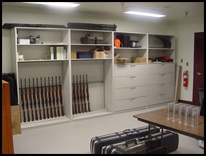 Weapons Storage Shelving Racks Cabinets